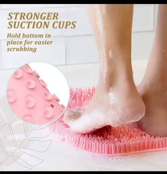 Silicone Rub Back Brush Bathroom